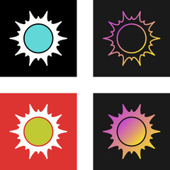 Sun Vector Icon