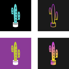 Cactus Vector Icon