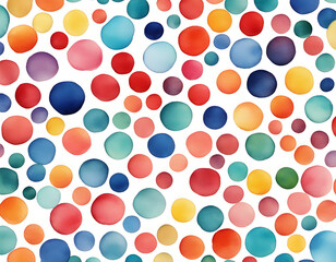 Watercolor Polka Dots
