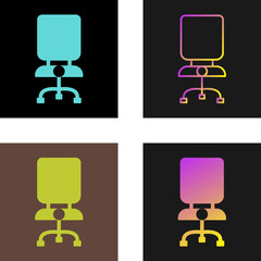 Office Chair Vector Icon