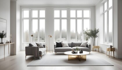 Photo interior modern design room 3d illustration