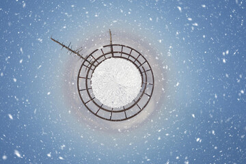 a variety of landscapes with a 360-degree panoramic filter