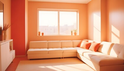 Photo interior modern design room 3d illustration