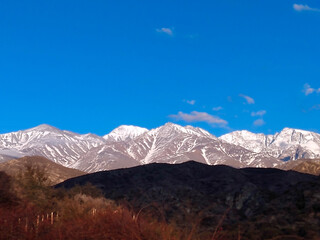 Fototapeta premium Finca y bodegas de actividad vitivinicola de la provincia de Mendoza Argentina.