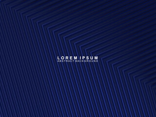 Naklejka premium Premium background design with diagonal dark blue stripes pattern. Vector horizontal template for digital luxury business banner, contemporary formal invitation, luxury voucher, certificate, etc.