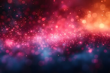 Vibrant Abstract Background with Colorful Bokeh Lights for Festive and Creative Design