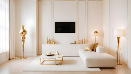 Photo interior modern design room 3d illustration