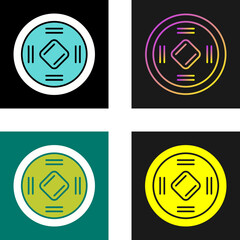 Lucky Coin Vector Icon