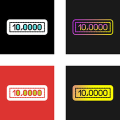 Lottery Vector Icon