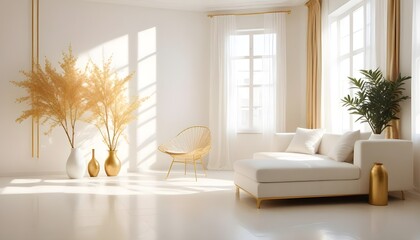 Photo interior modern design room 3d illustration