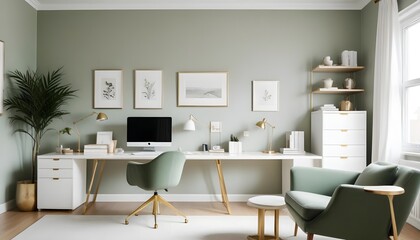 Photo interior modern design room 3d illustration