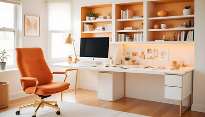 Fototapeta premium Photo interior modern design room 3d illustration