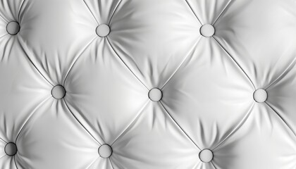 Fototapeta premium Luxurious background with white leather texture