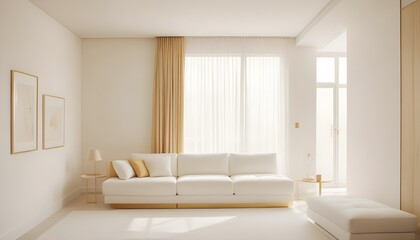 Photo interior modern design room 3d illustration