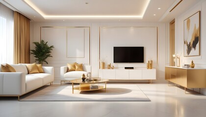 Photo interior modern design room 3d illustration