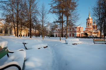 Winter day at the Altufevo estate, Moscow