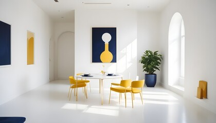 Photo interior modern design room 3d illustration