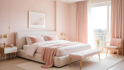 Photo interior modern design room 3d illustration