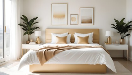 Photo interior modern design room 3d illustration