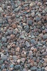 Colorful Volcanic rock, mixed volcanic  mineral texture, natural background