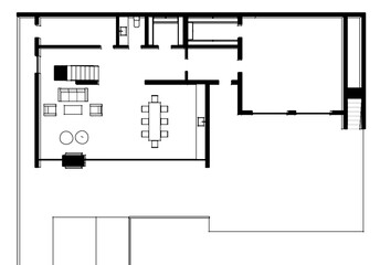 house building sketch architectural 3d illustration