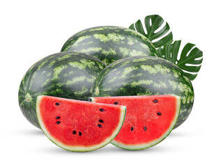 watermelon isolated on transparent png