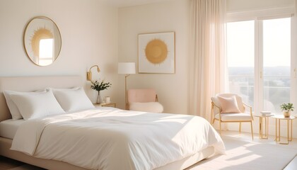 Photo interior modern design room 3d illustration