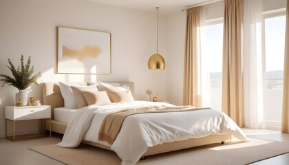 Photo interior modern design room 3d illustration