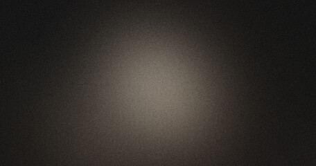 Abstract grainy background featuring a radial gradient, fading from the center to a dark black shade
