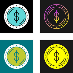 Dollar Currency Vector Icon