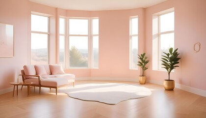 Photo interior modern design room 3d illustration