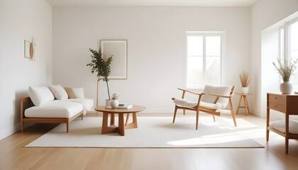 Fototapeta premium Photo interior modern design room 3d illustration