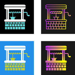 Water Well Vector Icon
