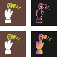 Pulse Oximeter Vector Icon