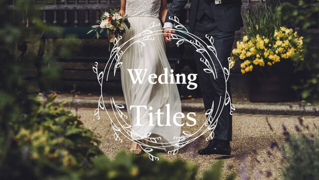 Minimal Wedding Title 01