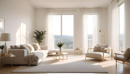 Photo interior modern design room 3d illustration