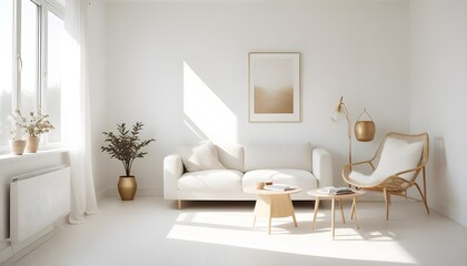 Photo interior modern design room 3d illustration