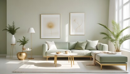 Photo interior modern design room 3d illustration