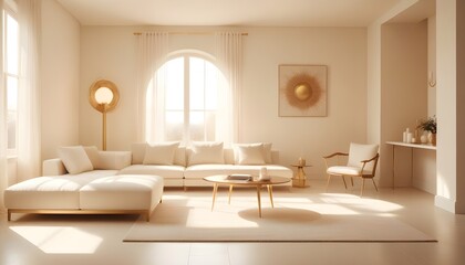 Photo interior modern design room 3d illustration