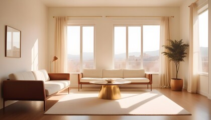 Photo interior modern design room 3d illustration