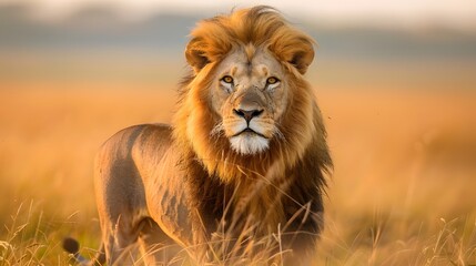 big male lion. 