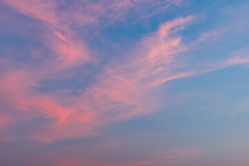 妖しげな夕空
