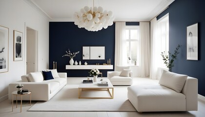 Photo interior modern design room 3d illustration