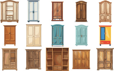 FURNITURE SET IN COLOR STYLE, WARDROBE SET IN COLOR STYLE