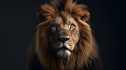 Fototapeta premium big male lion. 
