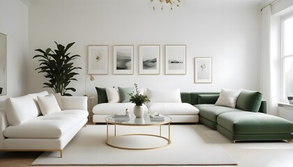 Photo interior modern design room 3d illustration