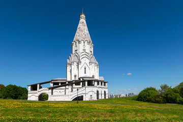 The Church of the Ascension of the Lord in Kolomenskoye. Nagatinsky zaton district. Moscow