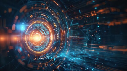 Captivating visualisation of advanced technology