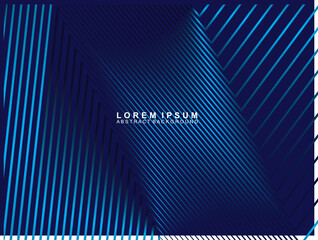 Premium background design with diagonal dark blue stripes pattern. Vector horizontal template for digital luxury business banner, contemporary formal invitation, luxury voucher, certificate, etc.