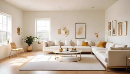 Photo interior modern design room 3d illustration